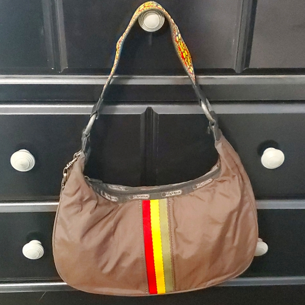 Gently Used - LeSportsac for Gwen Stefani Lamb Hobo Rasta Purse